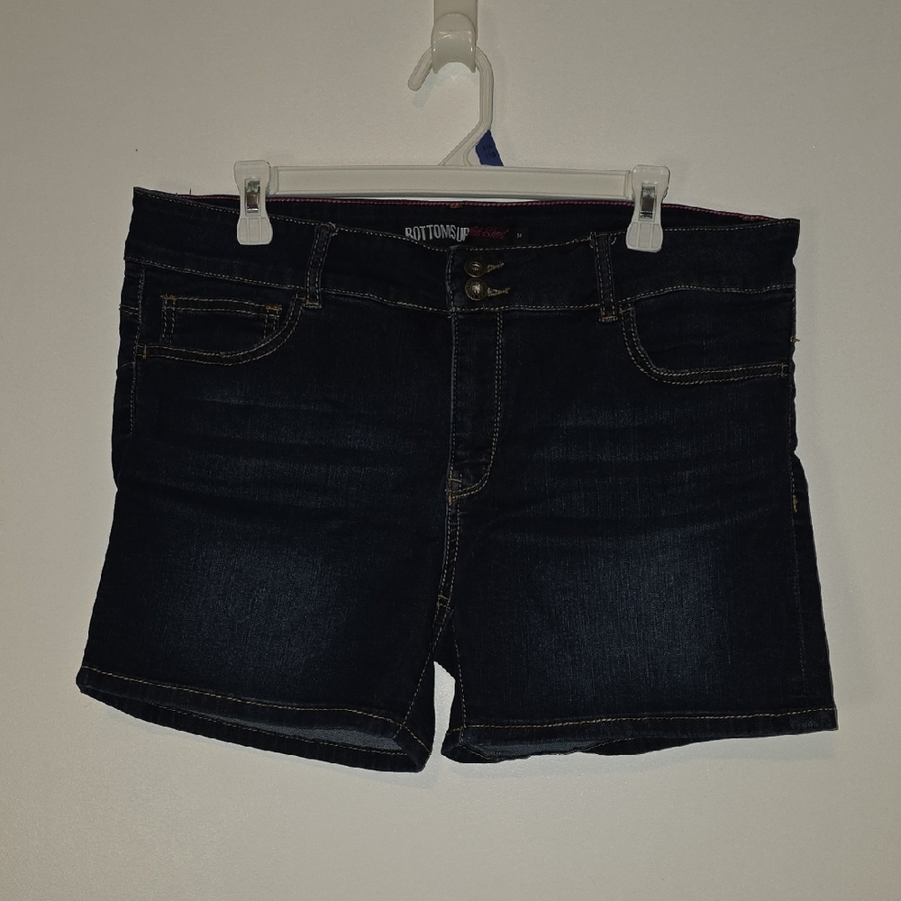 Dark Indigo Denim Jean Shorts